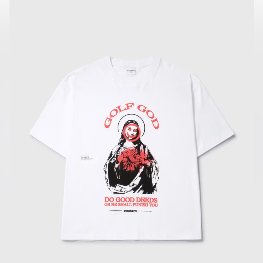 White Graphic Tee